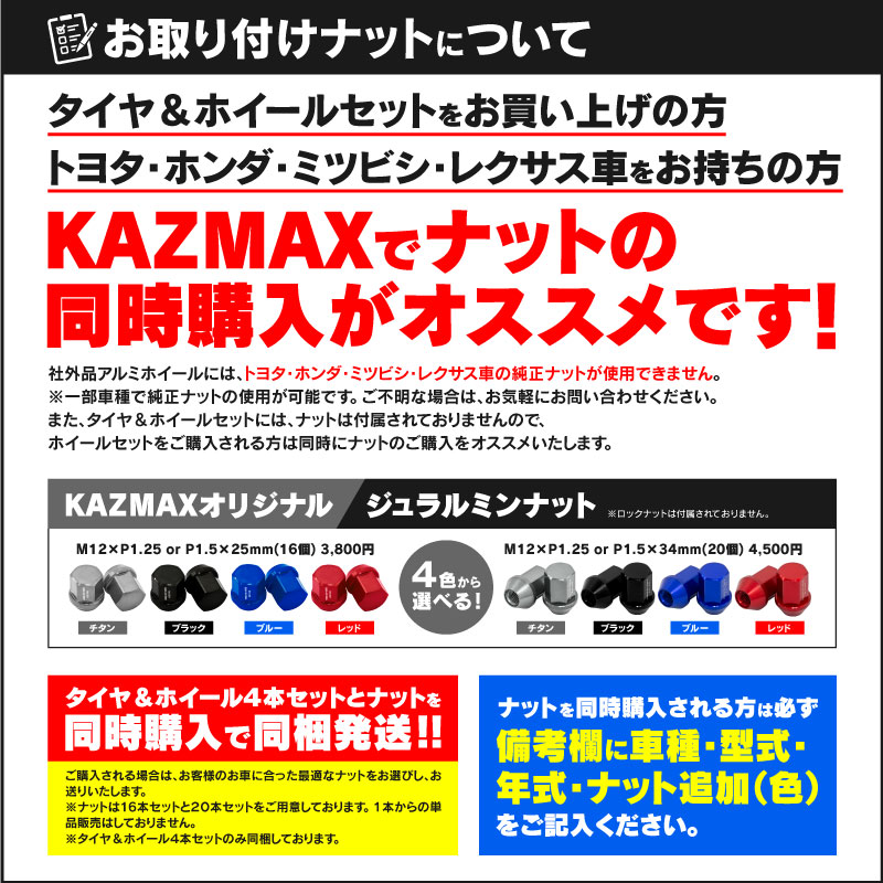 ナットの取り付け